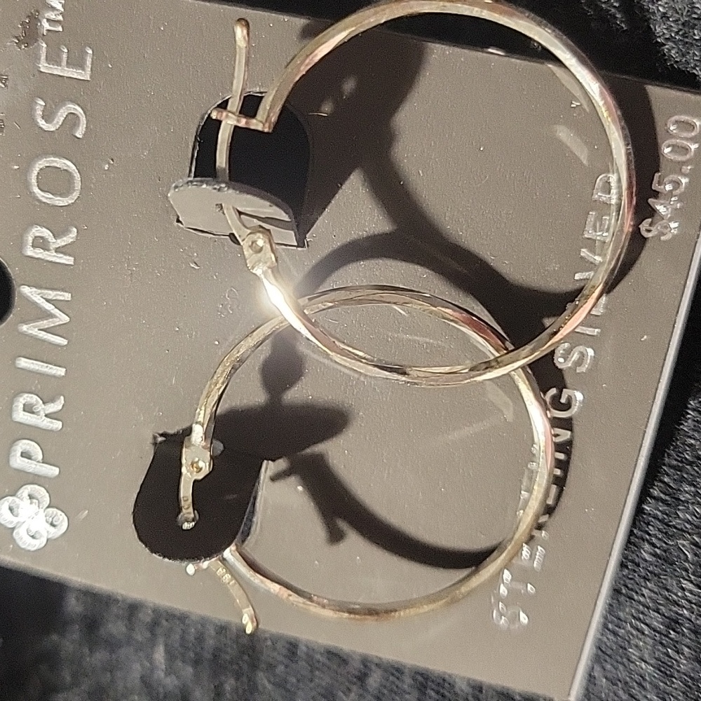 Sterling Silver Hoop Earrings